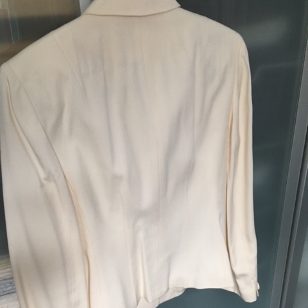 Ann Taylor Loft - 3 pc silk suit Ivory/Cream - Picture 2 of 8